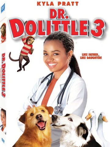 Dr. Dolittle 3 dvd starring Kyla Pratt in English, French or Spanish