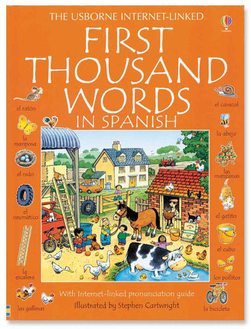 First Thousand Words in Spanish by Usborne
