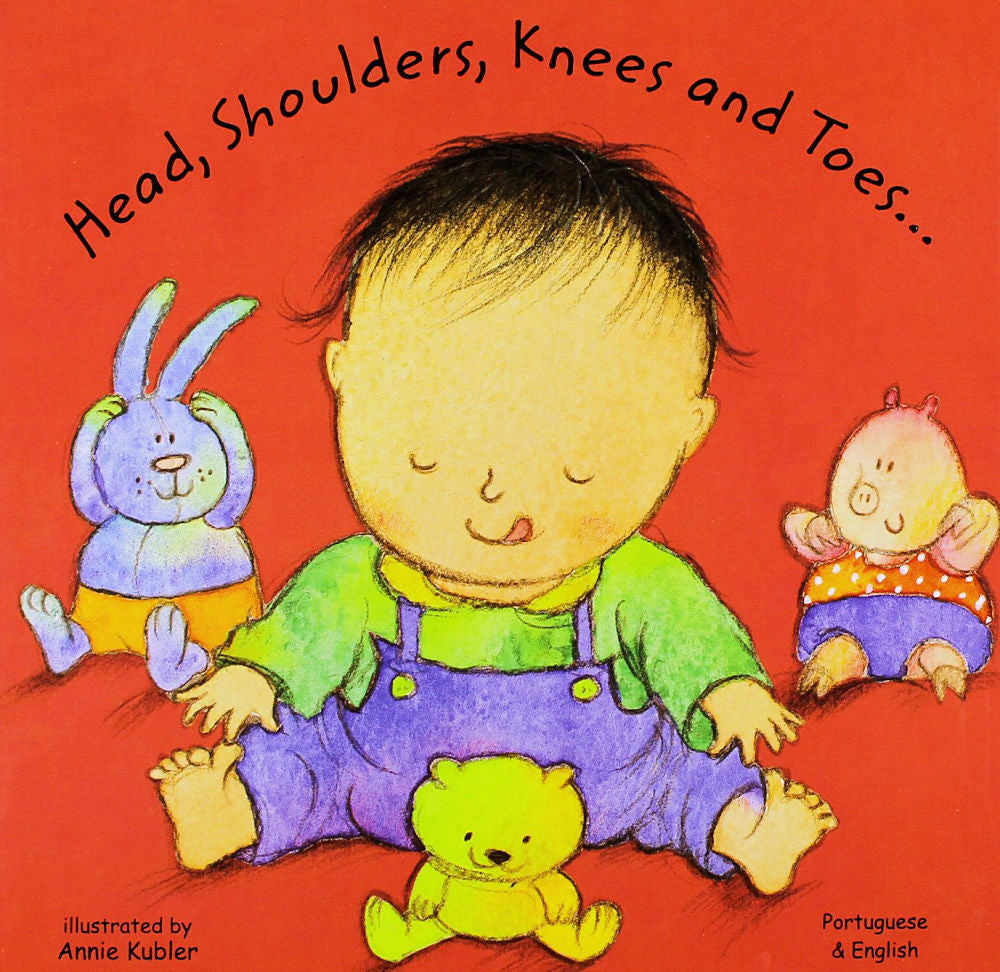Head, Shoulders, Knees and Toes bilingual Portuguese edition.