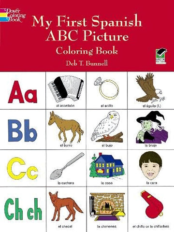 My First Spanish ABC Coloring Book