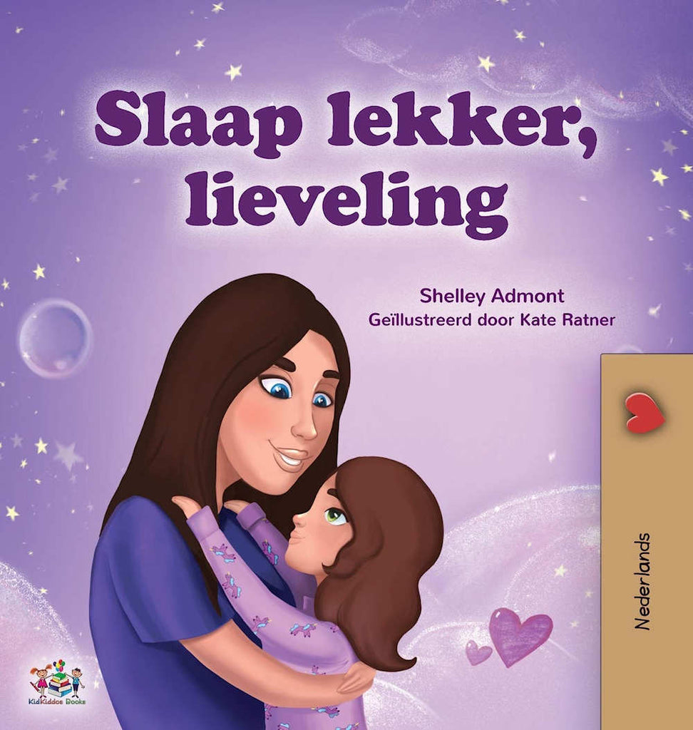Slaap lekker, lieveling Dutch story by Shelley Admont and illustrated by Kate Ratner.