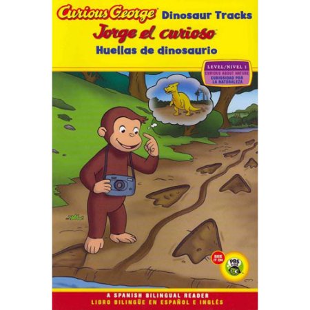 Jorge el curioso huellas de dinosaurio - Curious George Dinosaur Tracks (Spanish-English)