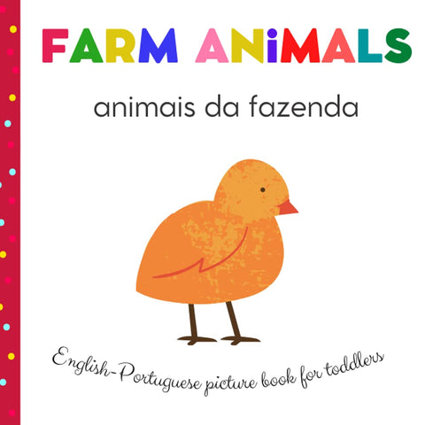 Animais da Fazenda-Farm Animals (Portuguese-English)