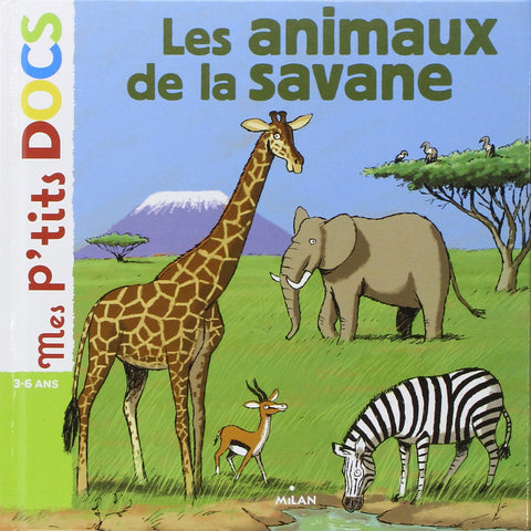 Les animaux de la savane (French)
