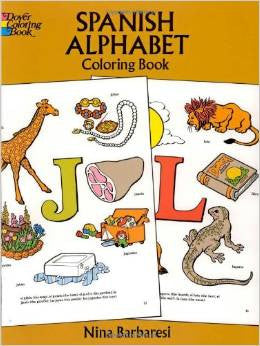 Spanish Alphabet Coloring Book (Spanish-English)