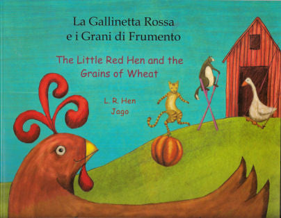 The Little Red Hen and the Grains and Wheat  (Polish-English)