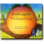 Bilingual Arabic Children's Book: The Giant Turnip (Arabic-English)