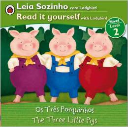 The Three Little Pigs-Leia Sozinho, level 2 (Portuguese-English)