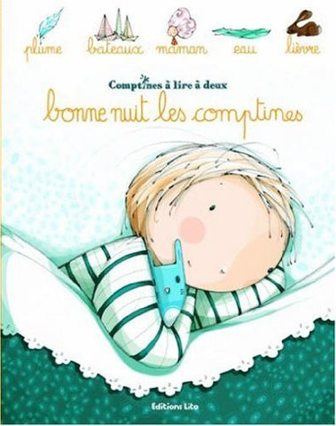 Comptines a lire a deux: Bonne nuit les comptines (French)
