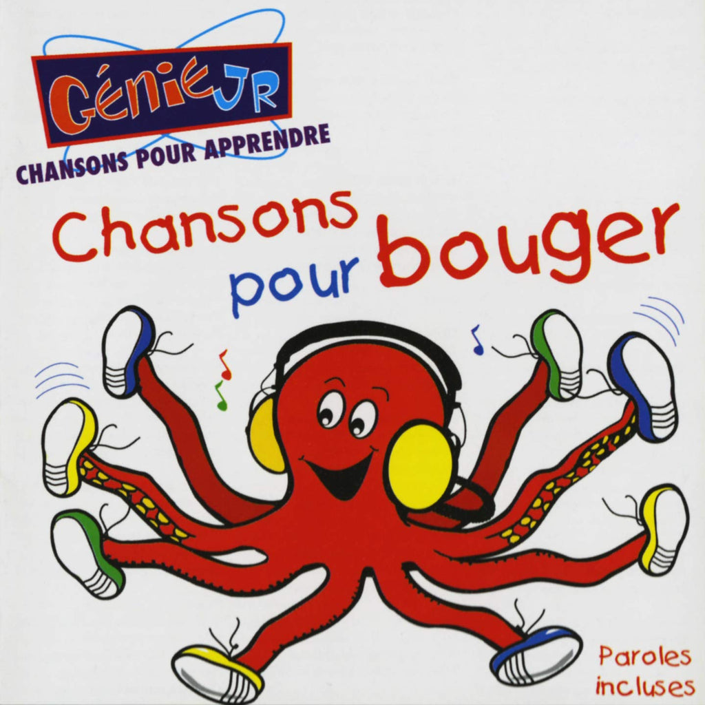 French Children Songs, CD: Chansons pour Bouger, CD  (French)