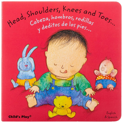 Head, Shoulders, Knees and Toes, mini book (Spanish-English)