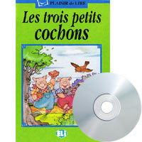 Les trois petits cochons, CD+Book (French)