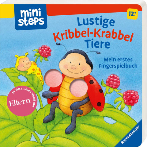 Lustige Kribbel-Krabbel Tiere: Mein erstes Fingerspielbuch  (German)