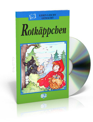 German Children's Book & CD: Red Riding Hood - Rotkappchen (German)