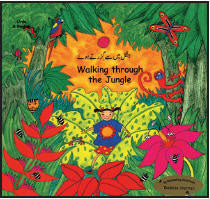 Bilingual Chinese Children's Book: Walking through a jungle (Chinese-English)